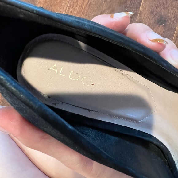 ALDO Black Suede Stilettos - Picture 4 of 6